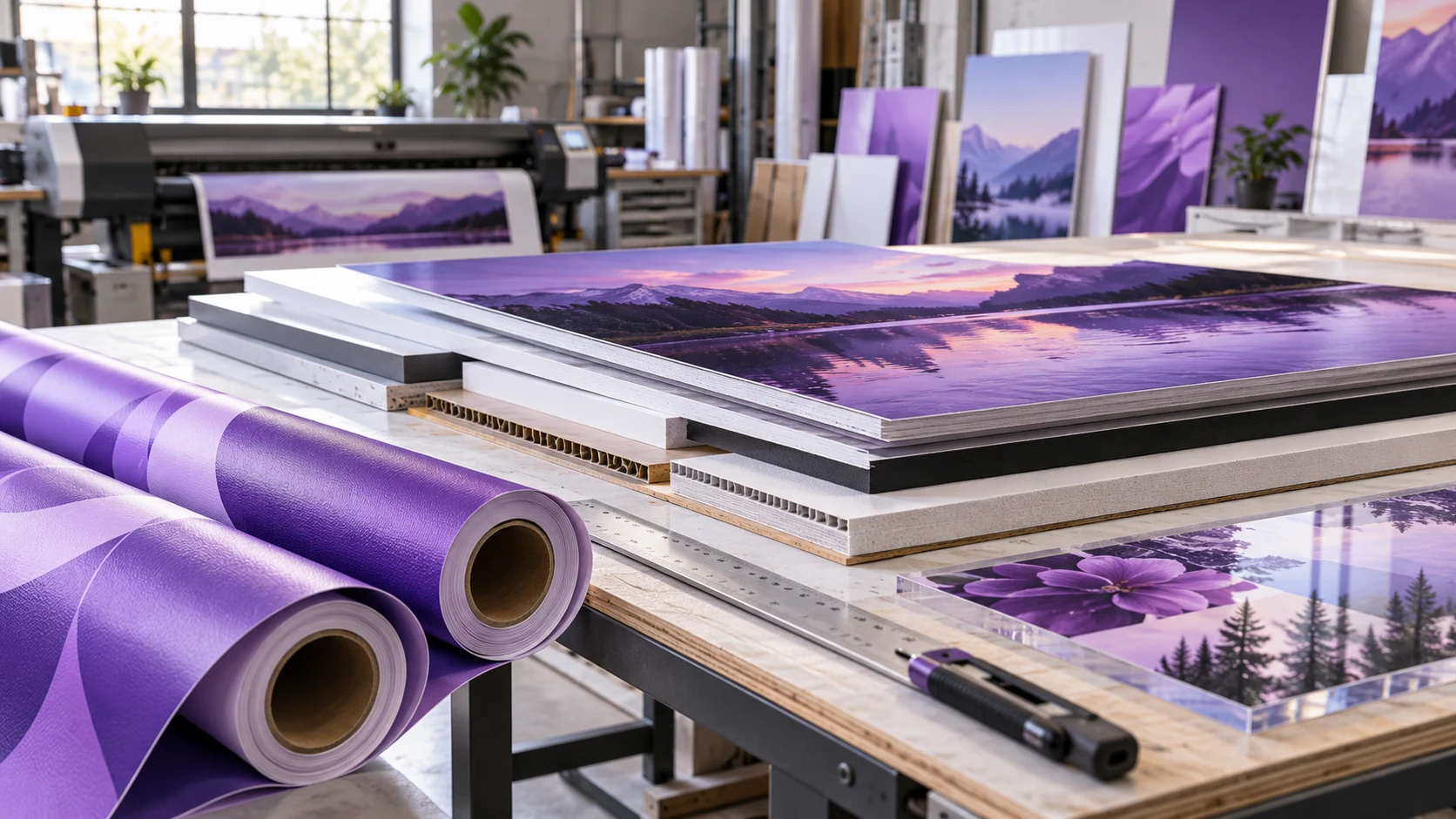 Illustrative large format print