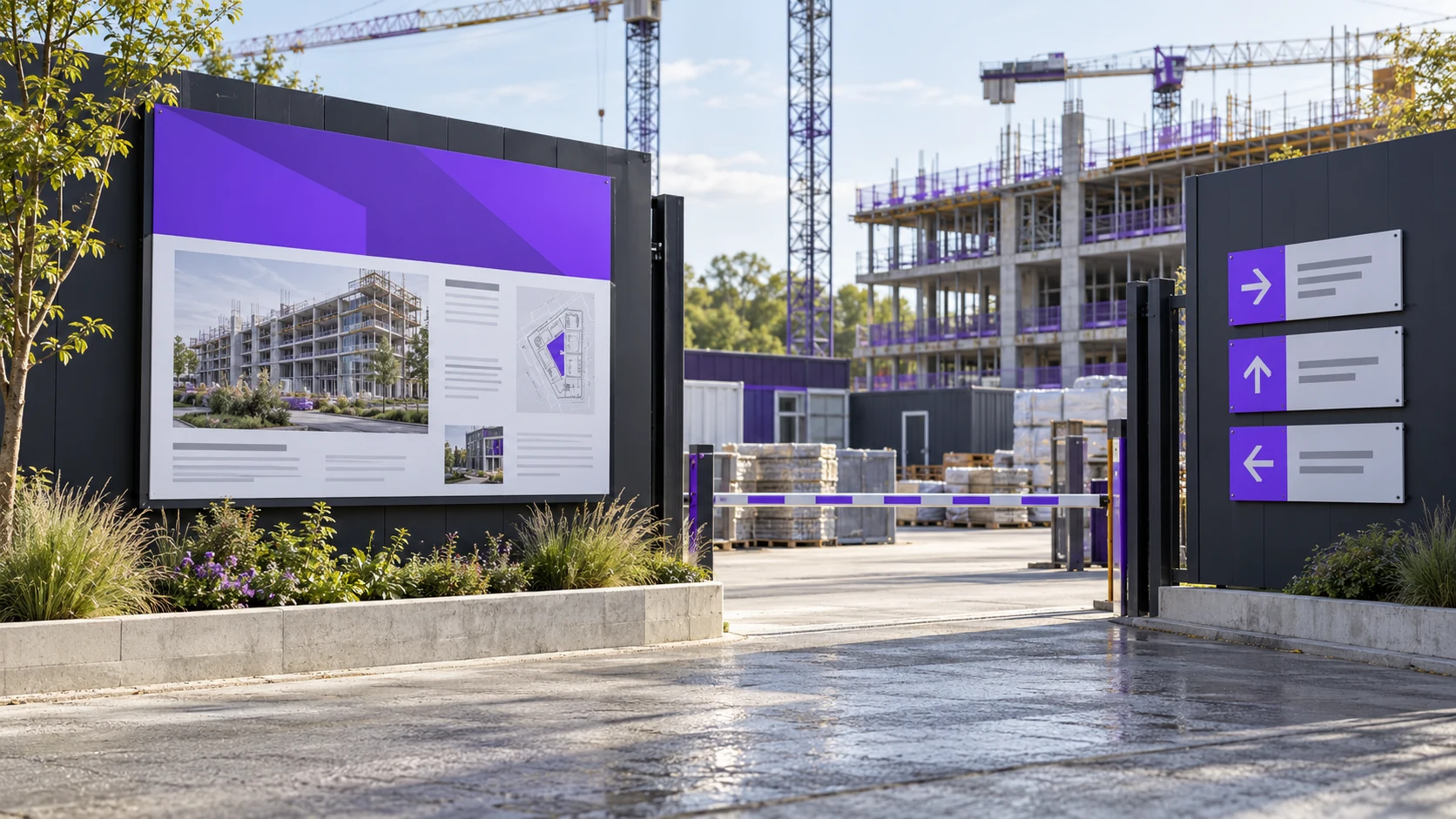 Illustrative site & safety signs