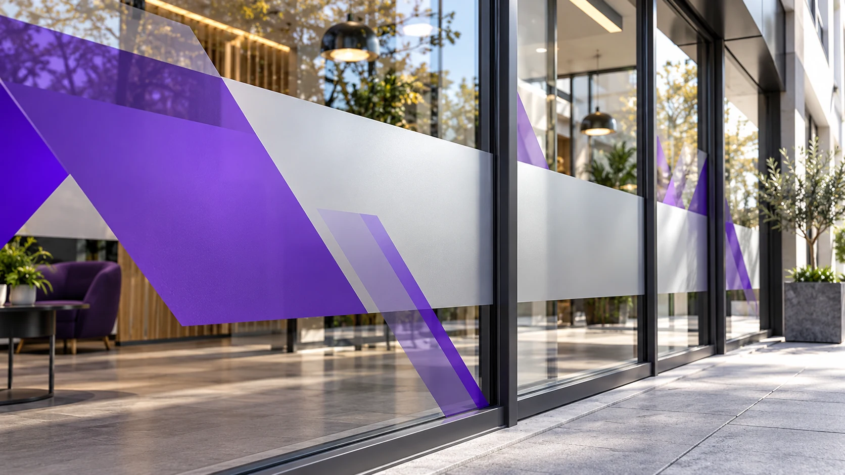 Illustrative window graphics