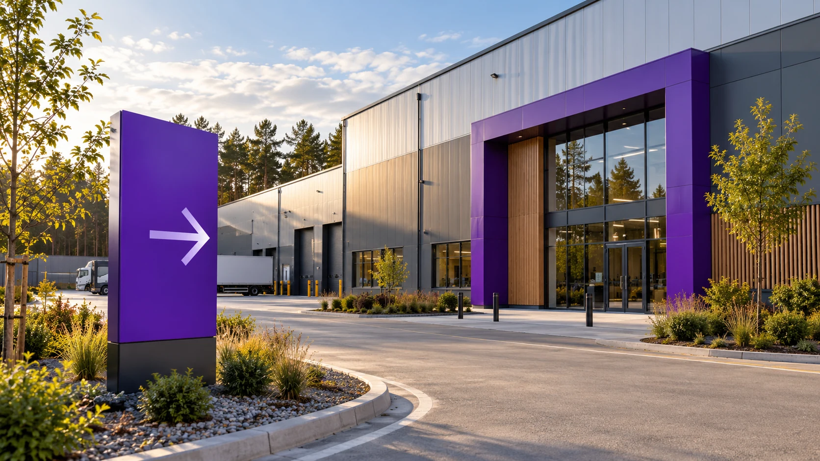Illustrative signage for Thetford