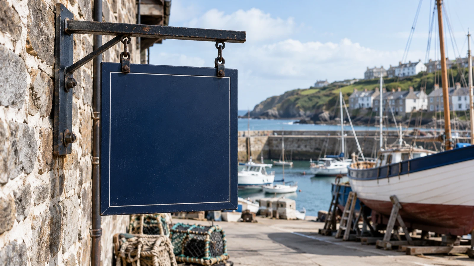 Choosing sign materials for coastal sites — signage example