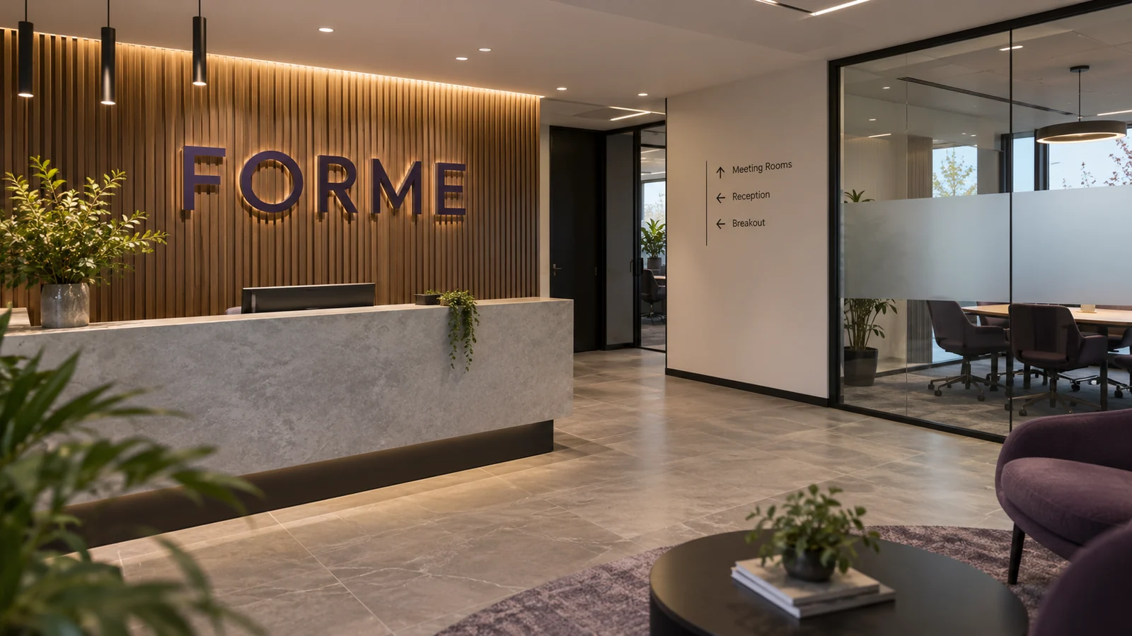 Illustrative signage for offices & professional services