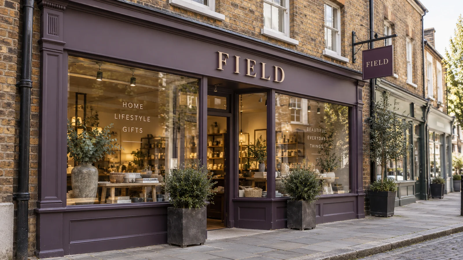 Illustrative signage for retail & shops